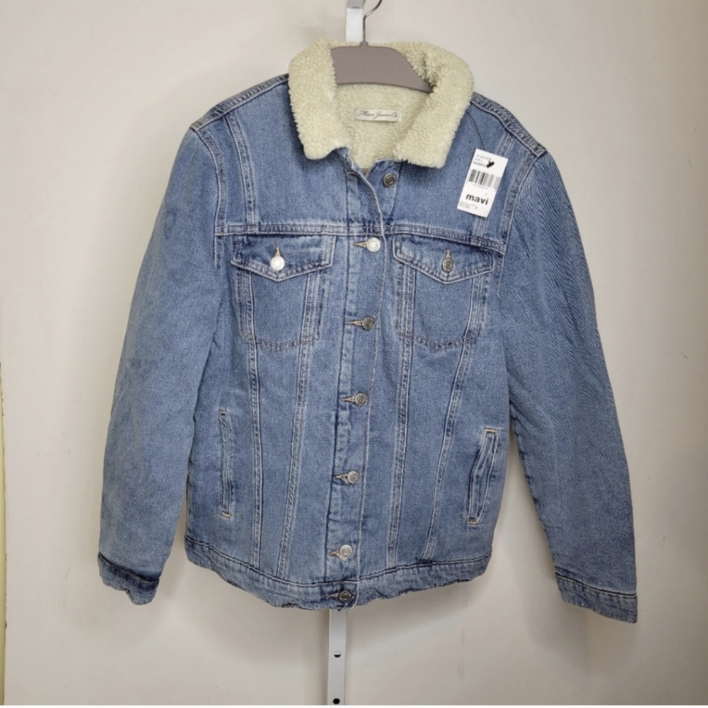 NWT Men's Mavi Denim Sherpa Jacket. $155 Retail Price - Small - Picture 2 of 13